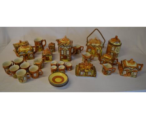 Cottageware including cups, saucers, teapots etc