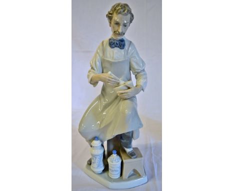 Lladro figure of a pharmacist