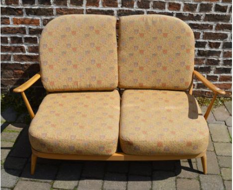 Ercol light elm 2 seater sofa