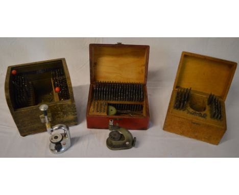 Favorite & MKS cased watchmakers staking tool sets & another set with extra punches (no tool)