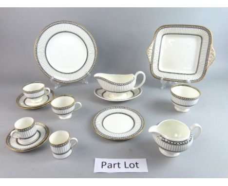 Wedgwood Colonnade patter part dinner and tea service .     Generally in good condition with only minor wear to decoration an