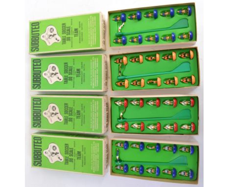 SUBBUTEO: A collection of 4x Subbuteo football teams - each 100% complete and within the original boxes. Box numbers comprisi