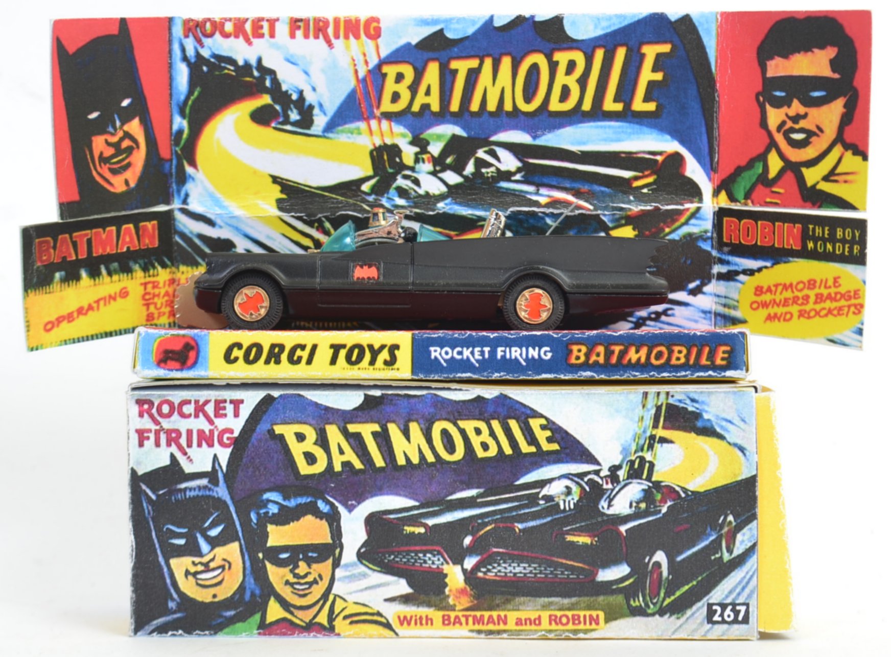 CORGI 267 MATTE BATMOBILE: A good reproduction ' matte black ...