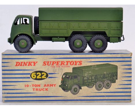 DINKY; An original vintage Dinky Supertoys 622 10-Ton Army Truck, complete within the original box.