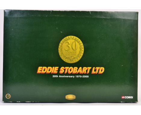 CORGI EDDIE STOBART; An original Corgi Eddie Stobart 30th Anniversary Set - 76901. 1:50 scale cabs. Within the original prese