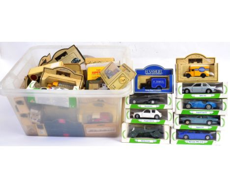 DIECAST: A collection of assorted boxed diecast model cards to include Lledo Days Gone, Corgi Mobil and others. Likely 30+ ex
