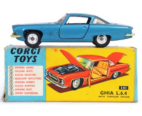 CORGI: An original vintage Corgi 241 Ghia diecast model, within the original box. 