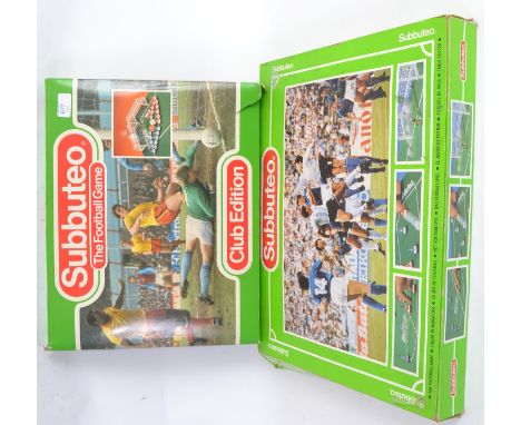 SUBBUTEO: 2x boxed sets of Subbuteo - CLub Edition and another, both with contents. 