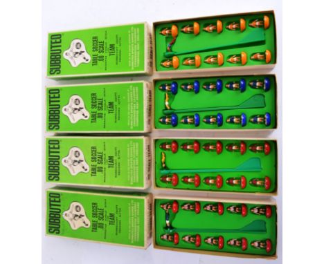 SUBBUTEO: A collection of 4x Subbuteo football teams - each 100% complete and within the original boxes. Box numbers comprisi