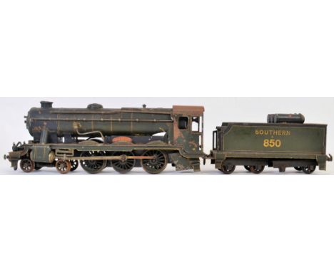 RARE 1920's MARKLIN GAUGE 2 LOCOMOTIVE: A fantastic pre-war (c1920's) likely Marklin Gauge 2 ' Lord Nelson ' Southern 850  ra