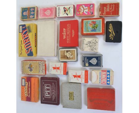 PLAYING CARDS; A good and interesting selection of vintage playing card sets to include Snow White & The Seven Dwarfs by Pepy
