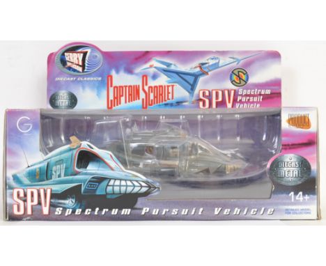 CAPTAIN SCARLET SPV: An original Product Enterprise large scale Captain Scarlet diecast model Spectrum Pursuit Vehicle, appea