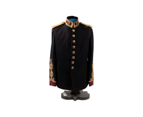 Victorian Period Army Veterinary Corp. Dress Uniform and boxed head-dress plume attributed to Arthur Appleton with two photog