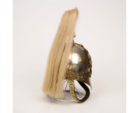 Second County of London, officer's full dress helmet, Imperial Yeomanry, complete with original liner
