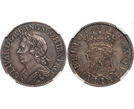 BRITISH COINS, Oliver Cromwell, shilling, 1658, dr. bust l., rev. crowned shield of arms (S.3228; ESC.1005), in plastic holde