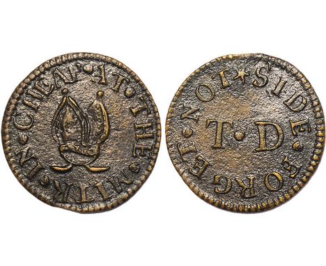 SEVENTEENTH CENTURY TOKENS, London, Charles Street, Noah Webb, farthing, At Ye Fenix (W.555); Charterhouse Lane (4): John Bus