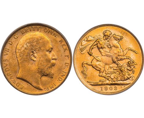 G A SELECTION OF SOVEREIGNS, Edward VII, sovereign, 1903M, bare head r., rev. St. George and the dragon, M above date (S.3971