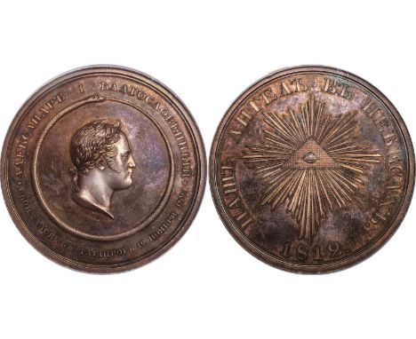  † COMMEMORATIVE MEDALS, FOREIGN MEDALS, Russia, Alexander I, Death, 1825, silver medal, by A. Klepikow, laur. head r., withi