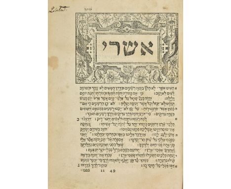 Bible [Hebrew]. [The Old Testament, Antwerp: Christophe Plantin, 1580-82], four parts bound as one, signatures 1-64 in 8s exc