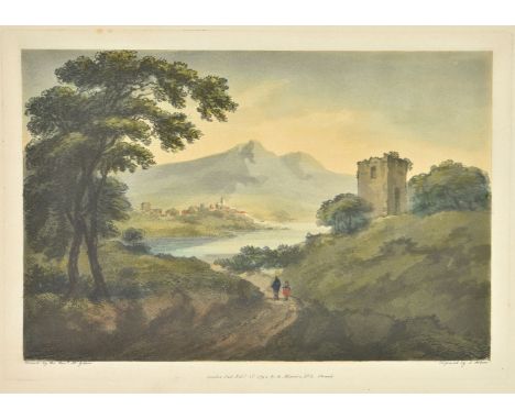 Gilpin (William). Six Landscapes, R. Blamire, 1794, six hand-coloured engraved plates by Samuel Alken after William Gilpin, l