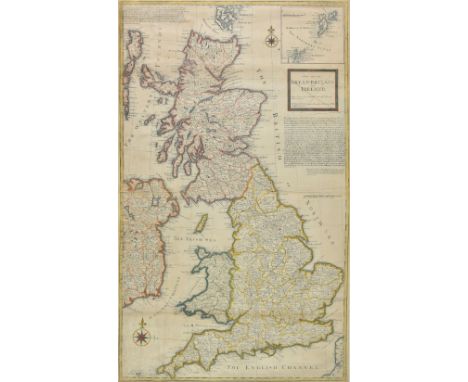 British Isles. Grierson (George), A new map of Great Britain and Ireland according to the newest and most exact observations,