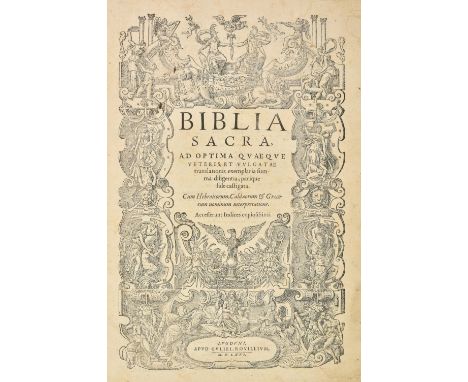 Bible [Latin]. Biblia Sacra, ad optima quaeque veteris, et vulgatae translationis exemplaria summa, diligentia, parique fide 