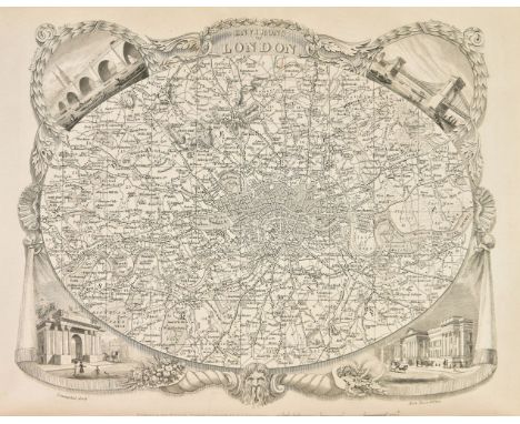 Moule (Thomas). The English Counties Delineated; or a Topographical Description of England, 2 volumes, George Virtue, 1837, p