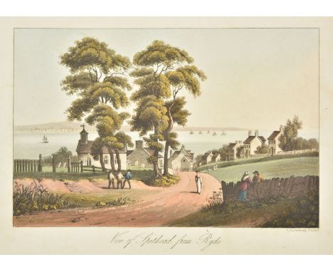 Raye (Charles). A Picturesque Tour through the Isle of Wight, 1st edition, 1825, 24 hand-coloured engraved plates, all aquati