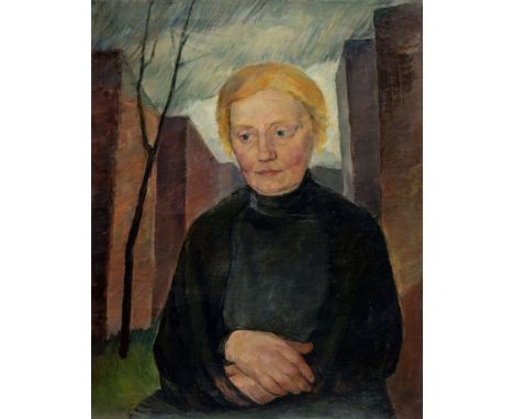 Lotte Laserstein (Preußisch Holland/Königsberg 1898 - Kalmar/Schweden 1993). Die Mutter der Künstlerin (Meta Laserstein) vor 