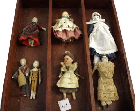 Miniature china sales dolls