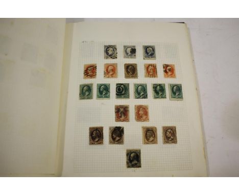 STAMP ALBUMS - U.S.A &amp; BRITISH COMMONWEALTH including an album with U.S.A 19thc and 20thc mostly used stamps (19thc Landi