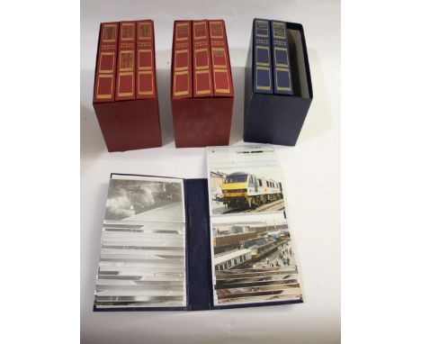 RAILWAY PHOTOGRAPHS various albums of amateur photographs, including East Lancs, North Yorks Moors, Bluebelle, Nene Valley, G