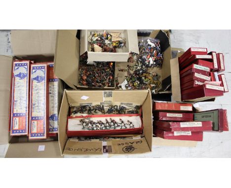 MODEL SOLDIERS &amp; BRITAINS BOXES a mixed lot including a variety of empty Britains boxes (No 215 French Infantry, 2018 Dan