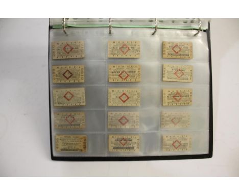 RAILWAY TICKETS - SOUTHERN 7 albums of various vintage tickets, (Upper Sydenham, Waterloo, Woolwich Arsenal, Cheam, Hook, Dar