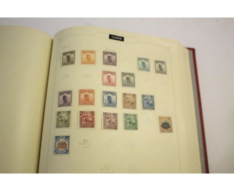 SIMPLEX STAMP ALBUMS 3 large Simplex albums, including used and mint stamps of World content, Afghanistan, Argentina, China (