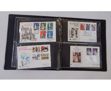 Approximately 150 GB first day covers (1968-1981) and approximately 20 bureau mint presentation packs (1 box) 