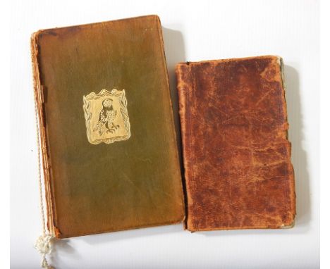 "The Ladies Mirror or Mental Companion for the Year 1808", London, stories, blank account pages, full leather, small 8vo, bum