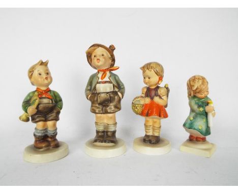 Four Hummel figurines, largest approximately 14.5 cm (h). [4]