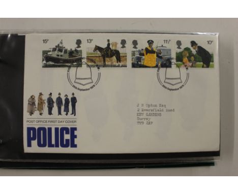 An album of mainly 1970's & 80's British First Day covers with special post marks