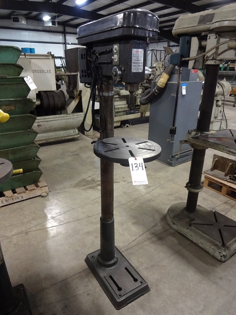 CENTRAL MACHINERY MODEL C117F 1/2 HP 16SPEED HEAVY DUTY FLOOR TYPE