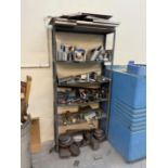 6 Tier Material Shelf With Brass, Steel, Stainless Steel & Aluminum