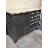 Craftsman 4 Drawer With Cabinet Work Bench Includes, Various Punches, Engravers, Dremel With