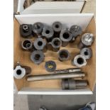 Box of Various Size ID Boring Bar Sleeves 1 1/2" OD