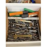 Box of Various Size Drills, Small, Medium, Large