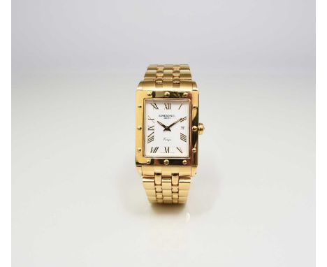 Raymond Weil: A gentleman's gold plated bracelet watchModel: TangoReference: 5381Date: Circa 2009Movement: ETA V8 7 jewel qua