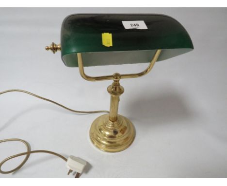 A brass bankers lantern 