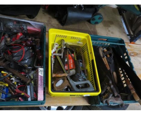Three trays of tools ( trays not included ) 