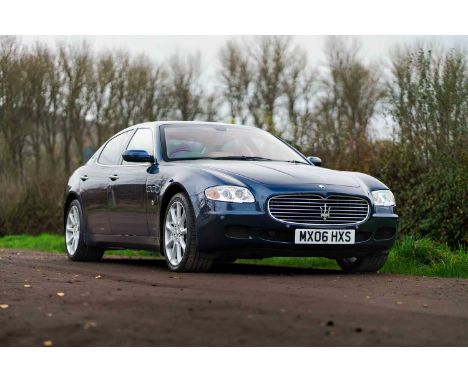 Registration - MX06 HXSChassis No. - ZAMCD39C000022656M.O.T. - June 2025Odometer - 37,675This 2006 Maserati Quattroporte, res