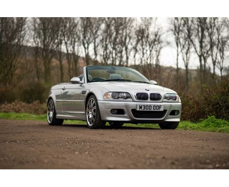 Registration - M300 OOFChassis No - WBSBR92070EH78648M.O.T. - June 2025Odometer - 104,000This silver E46 BMW M3 Convertible, 