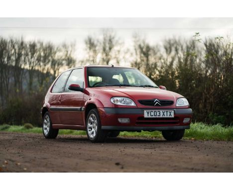 Registration - YC03 XTXChassis No. - VF7S6NFTB57913472M.O.T. - April 2025Odometer - 12,000With hints of Citroen’s rally entri